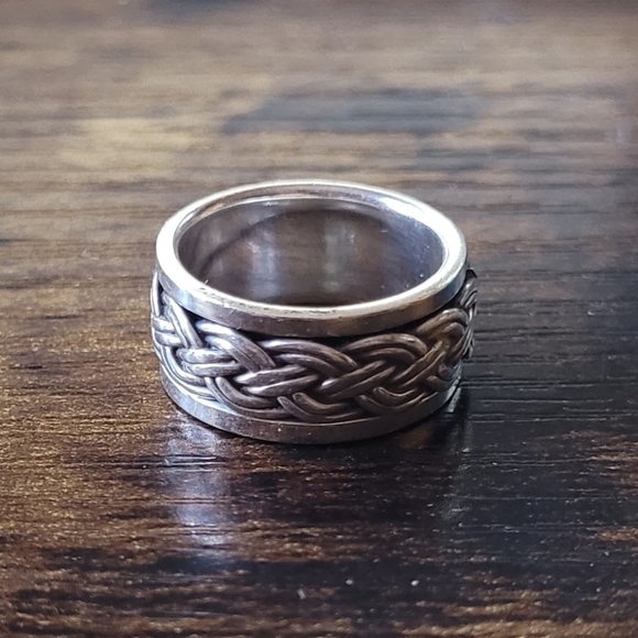 Sterling silver spinner ring - Picture 4 of 4
